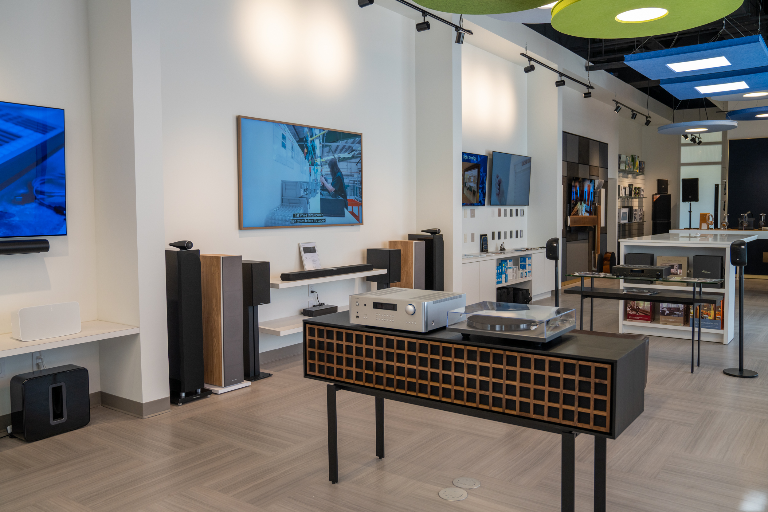 Electronics showroom