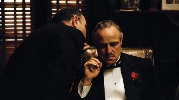 movie still from The Godfather