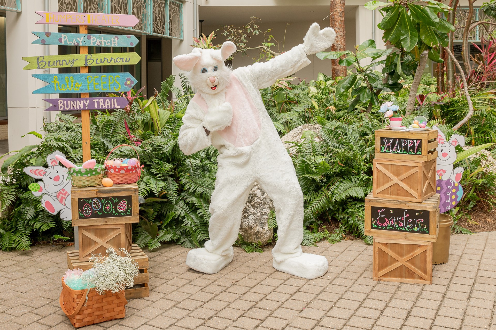 Easter bunny costume and photoshoot set